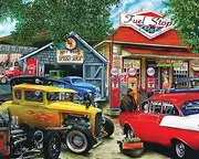 [Springbok] 1000 Piece Jigsaw Puzzle Hot Rod Cafe