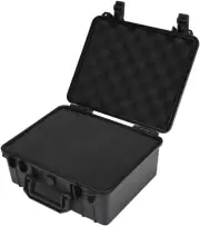 HUL 11In X 8In X 5In Waterproof Hard Case with Customizable Pluck Foam Interior