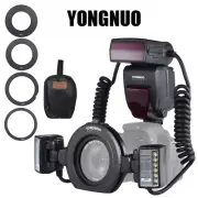 YONGNUO YN24EX E-TTL Macro Flash Speedlite Light Dual Head for Canon Camera