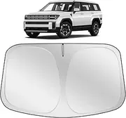XHRING Windshield Sun Shade Sunshade Compatible with Hyundai Santa Fe 2025 2024 2023 2013-2022 Accessories, Car Front Window Sun Shield Protection Cover