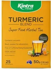 Kintra Foods Turmeric Blend Super Food Herbal Tea 25Teabags