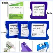 Dental Matrix Bands Teeth Restoration Matrices Systems Strips Teflon/Resin/Steel
