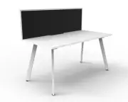 New RapidLine Eternity 1 Person Desk 1200mm (1200mm per person) Single Sided Met
