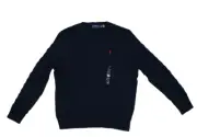 Polo Ralph Lauren Navy Cable Knit Driver Heavyweight Pullover Sweater Mens L