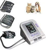 Veterinary Blood Pressure Monitor, Automatic BP Machine for Animal Use with LCD Display, 3 Cuffs 6-11CM 10-19CM 18-26CM