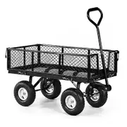Steel & Mesh 125L Garden Dump Cart
