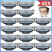 Razor Blades Refills For Gillette MACH 3 Razor Shaver Trimmer Shaving Mens Razor