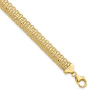 7.5 Inch 14K Polished Bracelet