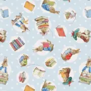 Fitted Cot Sheet Peter Rabbit Flannelette 100% Cotton Handmade 130 x 69cm