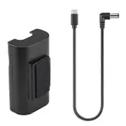 EWB8746_1+EWB8475 Battery Power Supply Cable Cord with Short Back Clip Compatible For DJI FPV Goggles V2 MultiColor