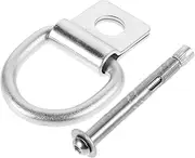 Mobestech Heavy Duty Trailer D-Ring Anchors V-Shaped Design Cargo Securing Hooks Universal Fit for Trucks Vehicles Removable D-Ring for Trailer
