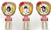 Pepsi Cola Baseball Glove Shape Collector Trade Cards 1977 Complete Set Of (72)