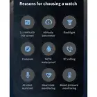LOKMAT OCEAN 3 PRO Smart Bracelet Sports Watch 2.1-Inch AMOLED FullTouch Sc GS0