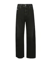 Diesel 1996-D-Sire Straight Leg Jeans 25/30,26/30,24/30,25,26,27,28,29,28/30,30,27/30 Black