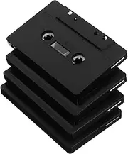 LIFKICH 4pcs Cassette Tape Blank Cassette Empty Tape Cassette Recording Cassette Cases Clear Tapes Blank Tin Cassette Decorations Colored Cassette Recordable Vinyl Data Cassette Plastic