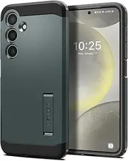 SPIGEN Tough Armor Designed for Samsung Galaxy S24 Case (2024) Impact Shock Absorption Hard Cover - Abyss Green