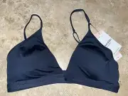 NWT CALVIN KLEIN Form To Body Lightly Lined Triangle Bralette QF6758 Med $38