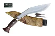 11.00" II World War Gurkha Kukri knife Full Tang Rose Wooden handle GK&CO.Kukri