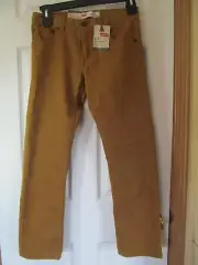 NWT Boy's LEVI'S 513 SLIM STRAIGHT BRONZE BROWN JEANS size 16 reg. W28 X L28