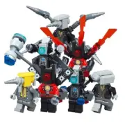 K&B Skibidy Toilet Titan Upgrade Mini Block 7 types Drillman Takaman Tasman
