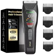 Hair Clippers for Men Professional, Rechargeable Hair Trimmer Cordless Barber...