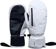 [Generic] Snow d Mit for Women Men Ski Gloves Screen Snow Gloves for Winter Snow d Snowmobile White M