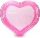 Giant Inflatable Luxury Clear Pink Heart Kiddie Pool, Year-Round Fun for Ball Pi