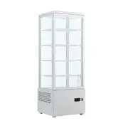 TCBD108L Four Sided Countertop Display Fridge 447x400x1194mm
