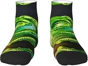 [pvinnk] Bright Cabbage Print Functionality Socksing Adult Socks For Workout Winter Warmth And Everyday Wear