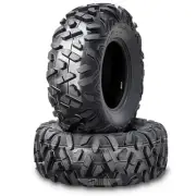 Set 2 WANDA ATV UTV Tires 24x8-12 24x8x12 24x8.00-12 6 Ply Bighorn Style 10374