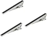 [OATIPHO] Tie Clips Business Men Tie Clip Silver Ties for Men Mens Bow Tie Silver Bow Ties for Men Tie Bar Clip Mens Tie Gold Bow Neck Ties Tie Clip Necktie Clamp Black Copper