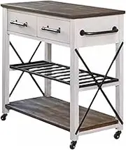 Kitchen Island Freestanding Mobile Island Dining Car Kitchen Cooking Table Preparation Table Household Sideboard Cabinet Mobile Kitchen Storage Islands