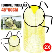 2x Football Target Net Soccer Target Goal Net Soccer Top Bins Goal Target Bag