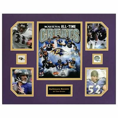 Baltimore Ravens NFL Football All-Time Greats 16 x 20 inch Collage