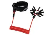 Jetpilot Black Jet Ski Outboard Marine Safety Lanyard Kill Switch Key Set with Wrist Band