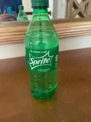 sprite green plastic bottle 20 oz Full bottle brand new.
