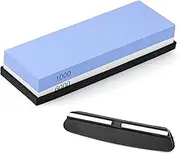 Sharpening Stone Knife Set 2 in 1 Professional Whetstone for Knives 1000/6000 Grit Whetstone Knife Sharpener with Non-Slip Silicone Holder and Angle Guide for Knives