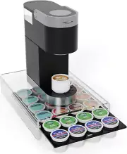 K Cup Holder Coffee Pod Holder Storage Drawer for Coffee Capsule Stand for Maker