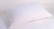 Duck Feather & Down King Pillow Set with Cotton Rich Percale King Pillowcase & Belissimo King Pillow Protectors Twin Pack