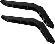 LOEFLIFA 2pcs Monitor Stand Riser with Dual Monitor Arm Mount for Home Office Use Computer Stand for Various Tv Stable Easy Assembly