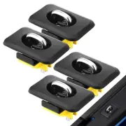 Tie Down Anchors for Truck Bed, Raised Fit Retractable D Ring Tie Down Compat...