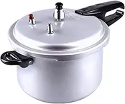 UOOD Pressure Cooker with Steamer Insert, Suitable for All Hob Types Including Induction, Stainless Steel Large Capacity (Size : 7.5L)