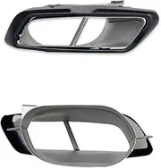 Compatible For Benz W222 C217 R231 W205 W212 Rear Exhaust Pipe Muffler Tips Stainless Steel Carbon Fiber Tail Exhause Air Vent Out