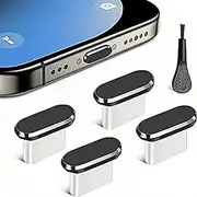 Charging Port Cover - Anti Dust Plugs Cover | Compatible Type C Port Cover Dust Cap | Mobile Phone Charging Tool | Multifunctional USB C Charging Plug 5-in-1 Port Cell Phone Dust Cover
