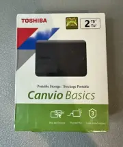 Toshiba Canvio Basics 2TB Portable External Hard Drive Black