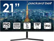 21" FHD Monitor, 1920X1080, Ultrawide, VESA Mount Compatible, Tilt Adjustment, H