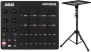 Akai Professional MPD218 + Gator GFWLAPTOP1500 Value Bundle