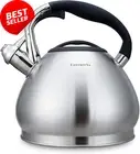 3L Whistling Stovetop Tea Kettle, Food Grade Stainless Steel, Loud Whistle