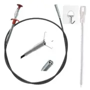 Drain Snake Hair Clog Remover-Drain Auger Hair Catcher & Cleaning Brush 36inch