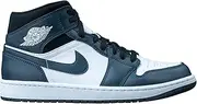 [Nike] AIR Jordan 1 MID Armory Navy Men's Basketball Shoes/Sneakers 554724-411 (Size: US 10)